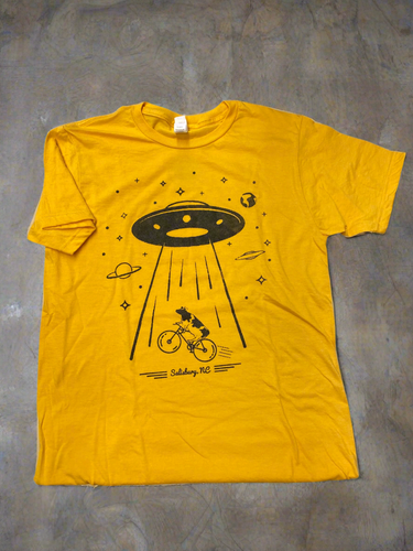 Alien Abduction Bike Ride Shirt