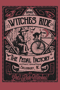 Witches Ride Raffle Ticket / Poster Print